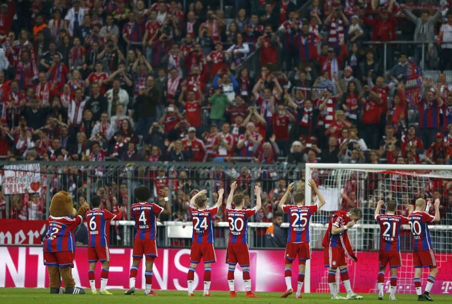 E&#39; il terzo titolo consecutivo per il Bayern (Reuters)